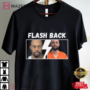 Flash Back Tiger Wood Scottie Scheffler T Shirt (4)