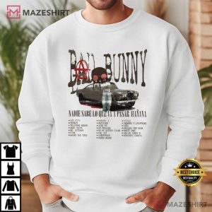 Bad Bunny Nadie Sabe lo que va a pasar manana Concert T Shirt (4)