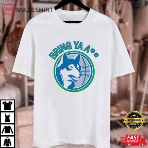 Anthony Edwards Bring Ya Ass Playoff Minnesota Timberwolves T Shirt (1)