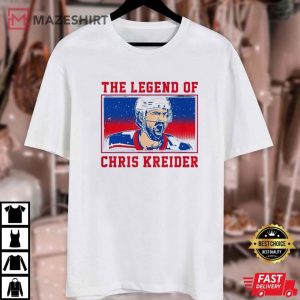 Rangers Legend Chris Kreider T Shirt (1)