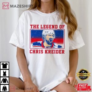 Rangers Legend Chris Kreider T Shirt (6)