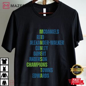 Minnesota Timberwolves Champion T Shirt (1)
