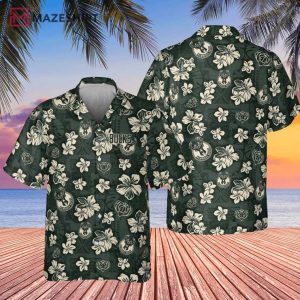Milwaukee Bucks Flower Pattern 3D Hawaiian Shirt