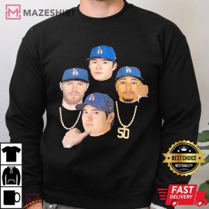 Shohei Ohtani Yoshinobu Yamamoto Mookie Betts Freddie Freeman Dodgers (4)
