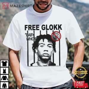 Free Glokk Glokk40Spaz Baby Whoa T Shirt (3)