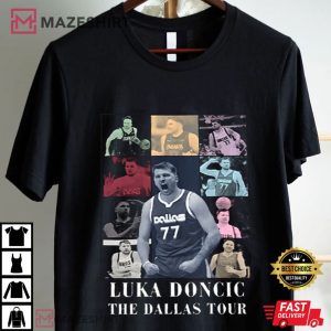 Luka Doncic The Dallas Tour Playoff T Shirt (1)