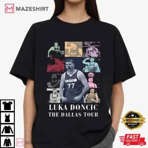 Luka Doncic The Dallas Tour Playoff T Shirt (2)