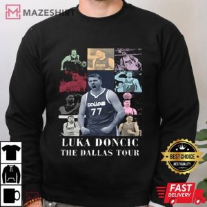 Luka Doncic The Dallas Tour Playoff T Shirt (4)