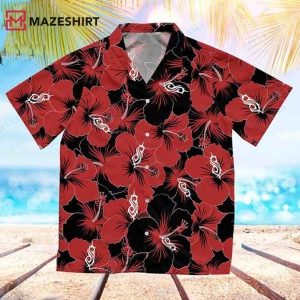 Slipknot Black And Red Hawaiian Shirt
