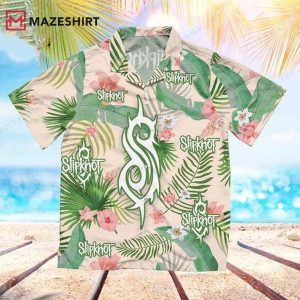 Slipknot Logo Floral Tropical Pastel Hawaiian Shirt