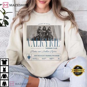 House of Wind Valkyrie Training Club Acotar Merch T Shirt (3)