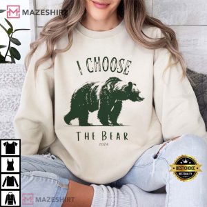 Man or Bear I Choose The Bear T Shirt (3)