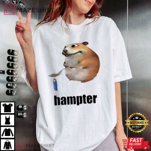 Hampter Grilling Honey Funny Hamster Meme T Shirt (3)