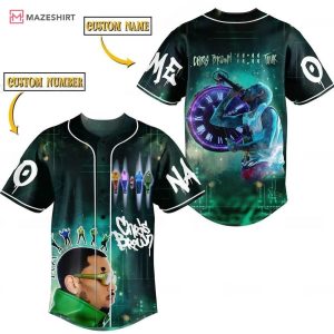 Chris Brown 11:11 Tour Personalized Baseball Jersey
