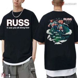Russ It Was You All Along 2024 Tour T Shirt (2)