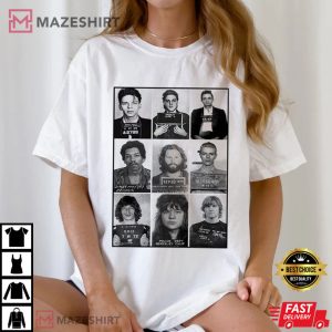 Celebrities Mugshot Rock Stars T Shirt (2)