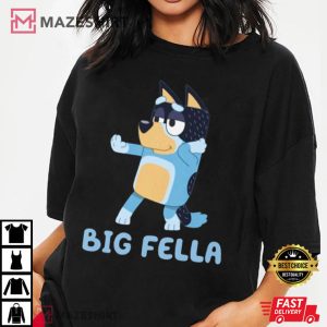 Bluey Dad Big Fella Father's Day T Shirt (4)