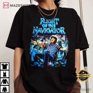 Flight Of The Navigator Movie 1986 T Shirt (2) Tee