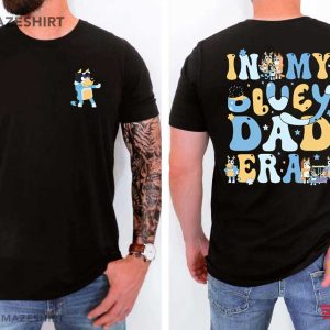 In My Bluey Dad ERA Bandit Heeler T Shirt (1)