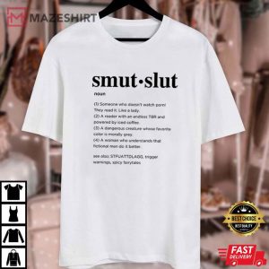 Smut Slut Dictionary Funny Stfuattdlagg Book Lover T Shirt (4)