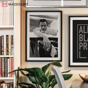 Johnny Cash Cigarette Vintage Print Poster (2)