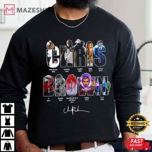 Chris Brown Hits Signature T Shirt (4)