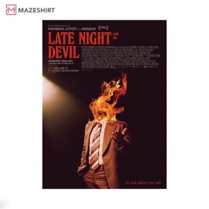 Late Night with the Devil Horror Movie Print Poster (1)