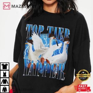 Top Tier Yapper Retro Goose T Shirt (1)