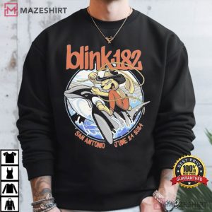 Blink 182 San Antonio Texas Tonight The Cowboy June 24th 2024 T Shirt (4)