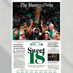 Boston Celtics Sweet 18 NBA Champions 2024 Poster