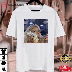 Megan Thee Stallion Money Calling Graphic T Shirt (1)