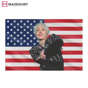 Ateez Hongjoong Glowing American Flag Ateez Hongjoong Glowing American Flag