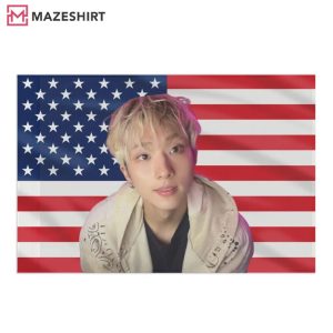 P1Harmony Jiung Cute American Wall Flag