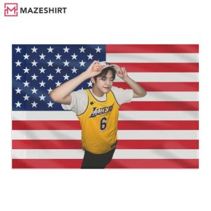 TxT Yeonjun Lakers Jersey American Flag TxT Yeonjun Lakers Jersey American Flag
