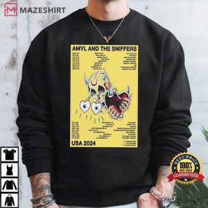 Amyl And The Sniffers North America Summer 2024 T Shirt (4)