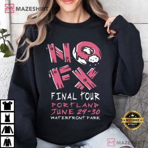 NOFX Portland June 29 30 2024 Final Tour T Shirt (1)