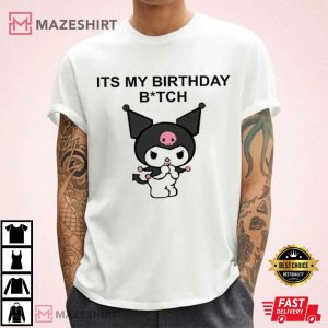 Saweetie It’s My Birthday Bitch Kuromi T Shirt (2)