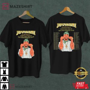 Juvenile Back That Azz Up 25th Anniversary Tour 2024 T Shirt (1)