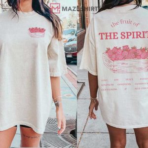 The Fruit Of The Spirit Bible Verse Strawberry T Shirt (2)