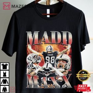 Maxx Crosby Mad Maxx Las Vegas Raiders T Shirt (1)