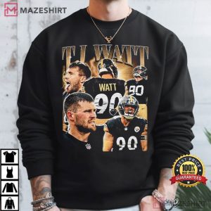 Vintage 90s TJ Watt Pittsburgh Steelers T Shirt (4)