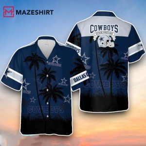 Dallas Cowboys Palm Tree Hawaiian Shirt