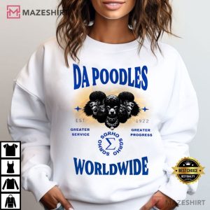 Da Poodles Sigma Gamma Rho Sorority Est 1922 T Shirt (3)