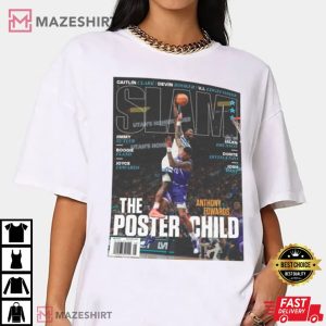 Anthony Edwards Minnesota Timberwolves NBA Slam Cover T Shirt (2)