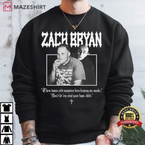 Zach Bryan Cold Damn Vampires T Shirt (4)