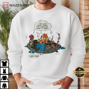 Mishka Black Bart Simpsons Garfield T Shirt (3)