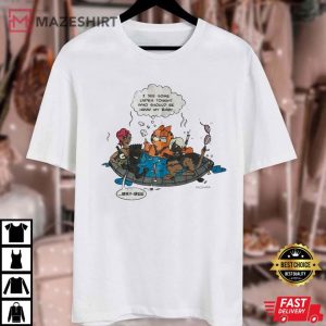 Mishka Black Bart Simpsons Garfield T Shirt (4)