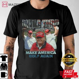 Trump Make America Golf Again Retro T Shirt (4)