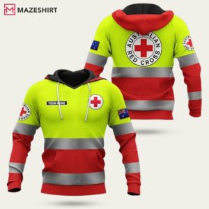 Australian Red Cross Custom Name 3D Hoodie