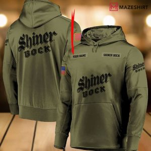 Military Green Shiner Bock Personalized Hoodie